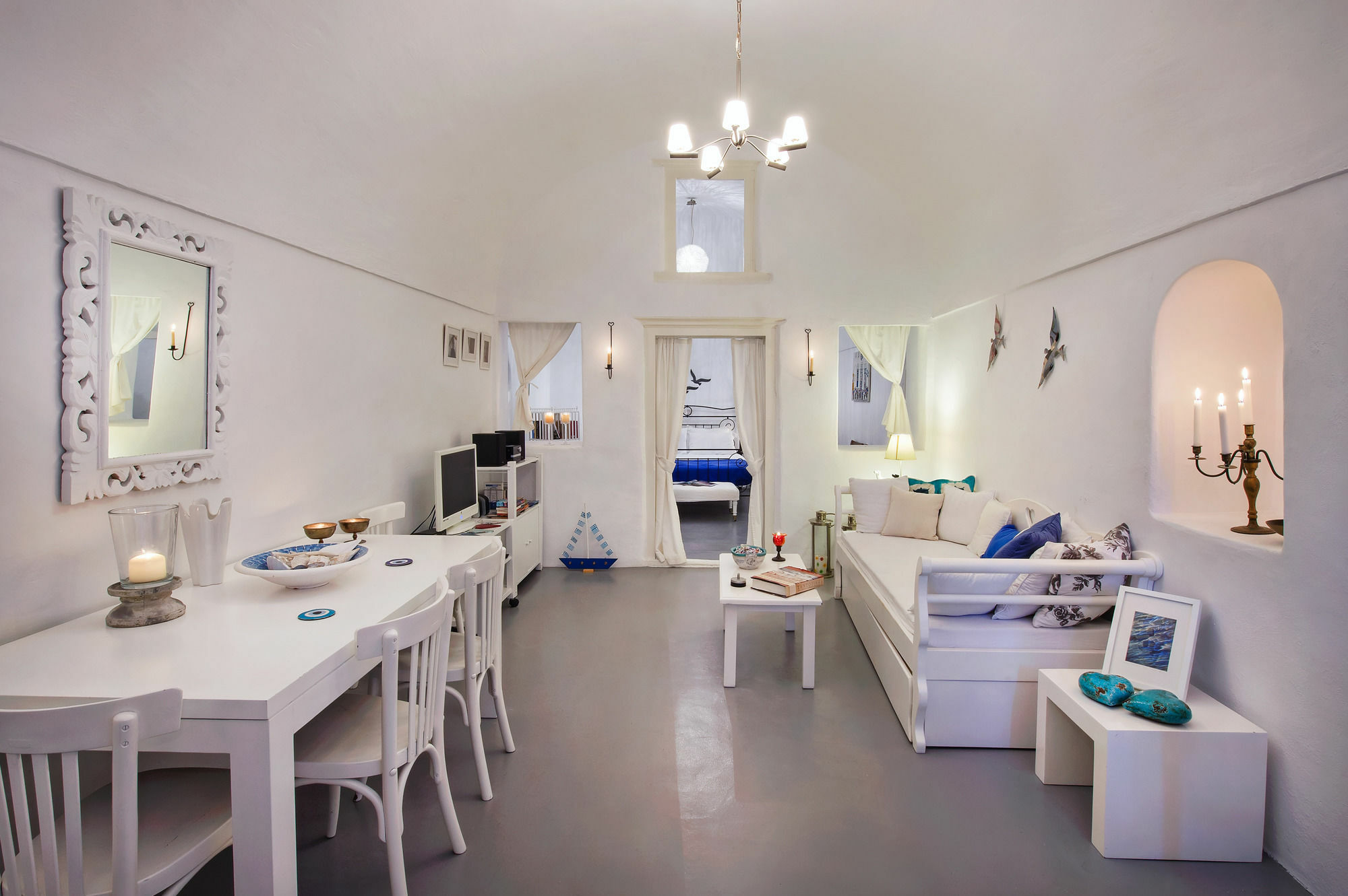 White Cave Private Villa Пиргос Экстерьер фото