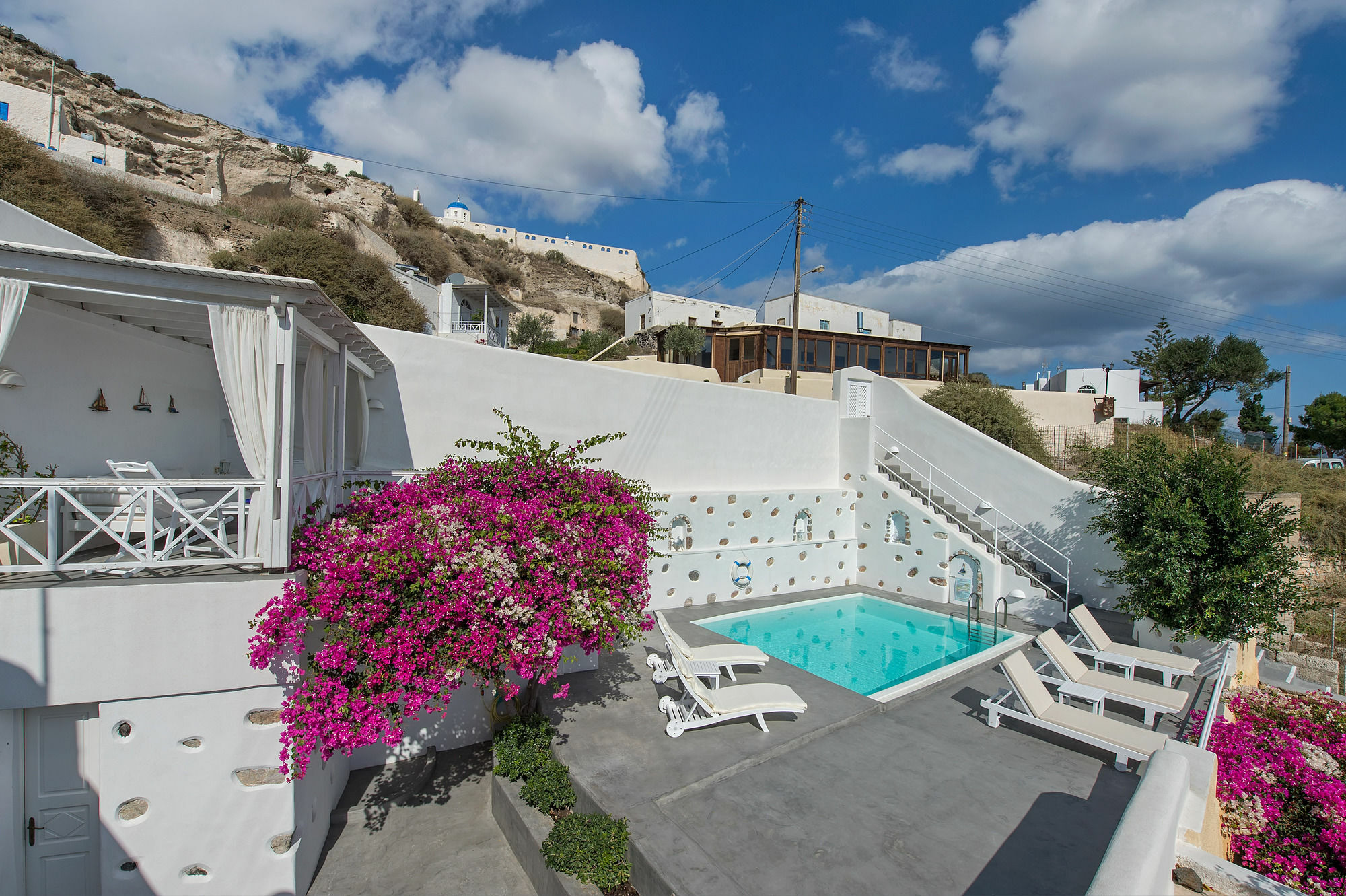 White Cave Private Villa Пиргос Экстерьер фото