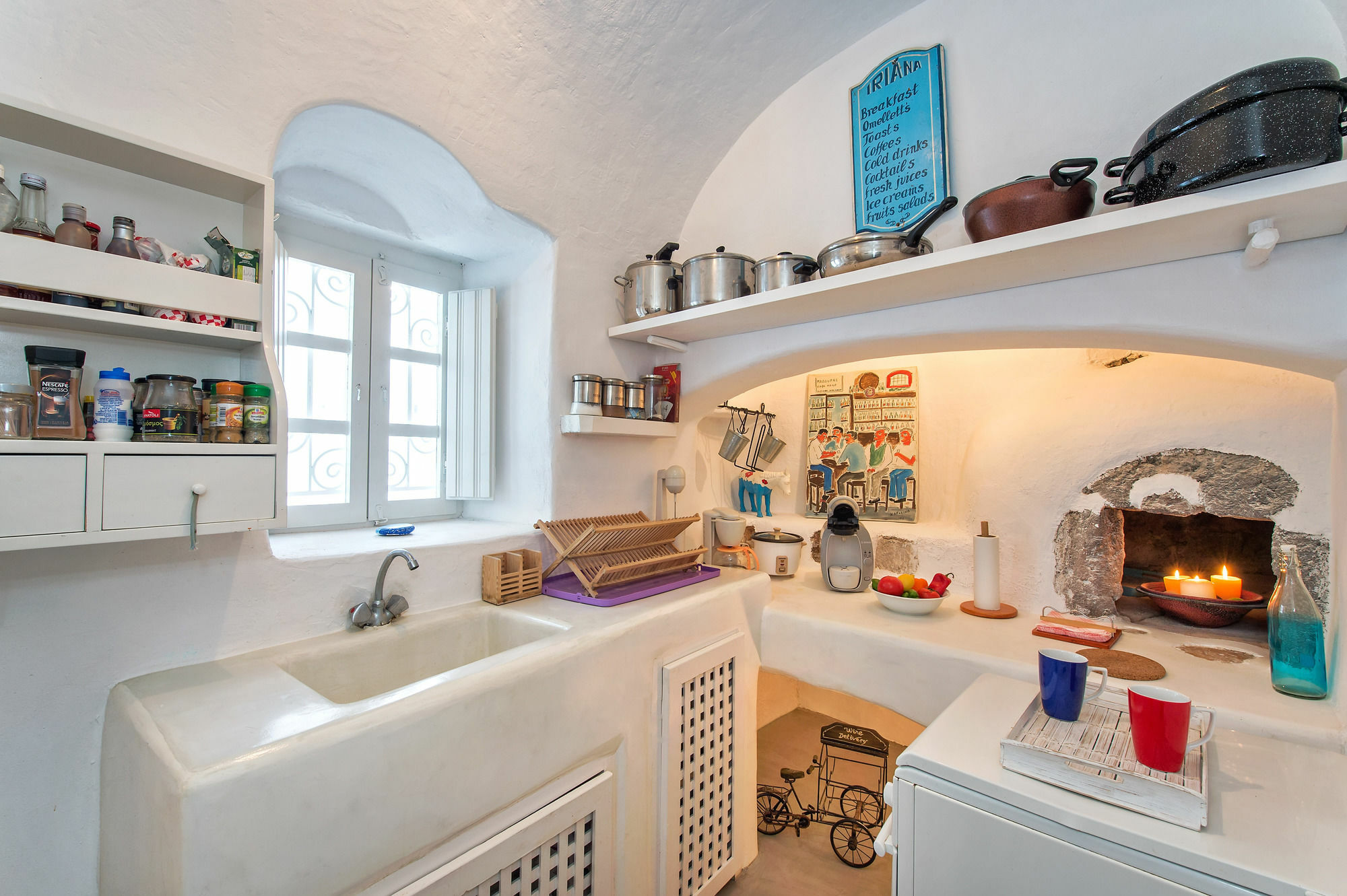 White Cave Private Villa Пиргос Экстерьер фото